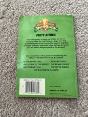 Power Ranger Book Putty Attack Paperback Book 1994 Vintage Mighty Morphin
