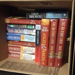 Dan Brown 12 book lot. includes hardback and paperback. perfect for resellers