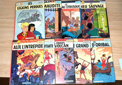 Les Aventures d’Alix bande dessinée 9-Volume Lot French Hardcover Vintage