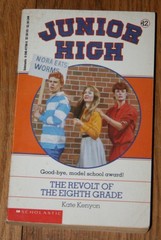 Junior High 12 The Revolt of the Eighth Grade Kate Kenyon book 1988 1st edition