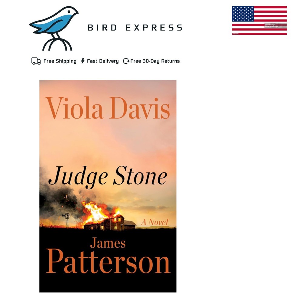 Viola Davis & James Patterson New Hardcover Book Mar 2026 – Judge Stone: A Novel