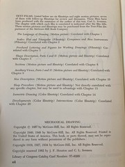 Mechanical Drawing McGraw Hill 6th Edition French and Svensen Hardcover 1962