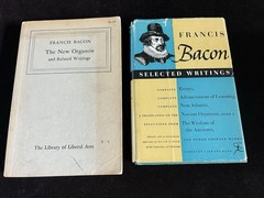 Sir Francis Bacon Lot: Modern Library Selected Writings (HC) & The New Organon