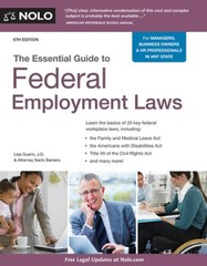 Essential Guide to Federal Employment Laws, The – Paperback – VERY GOOD