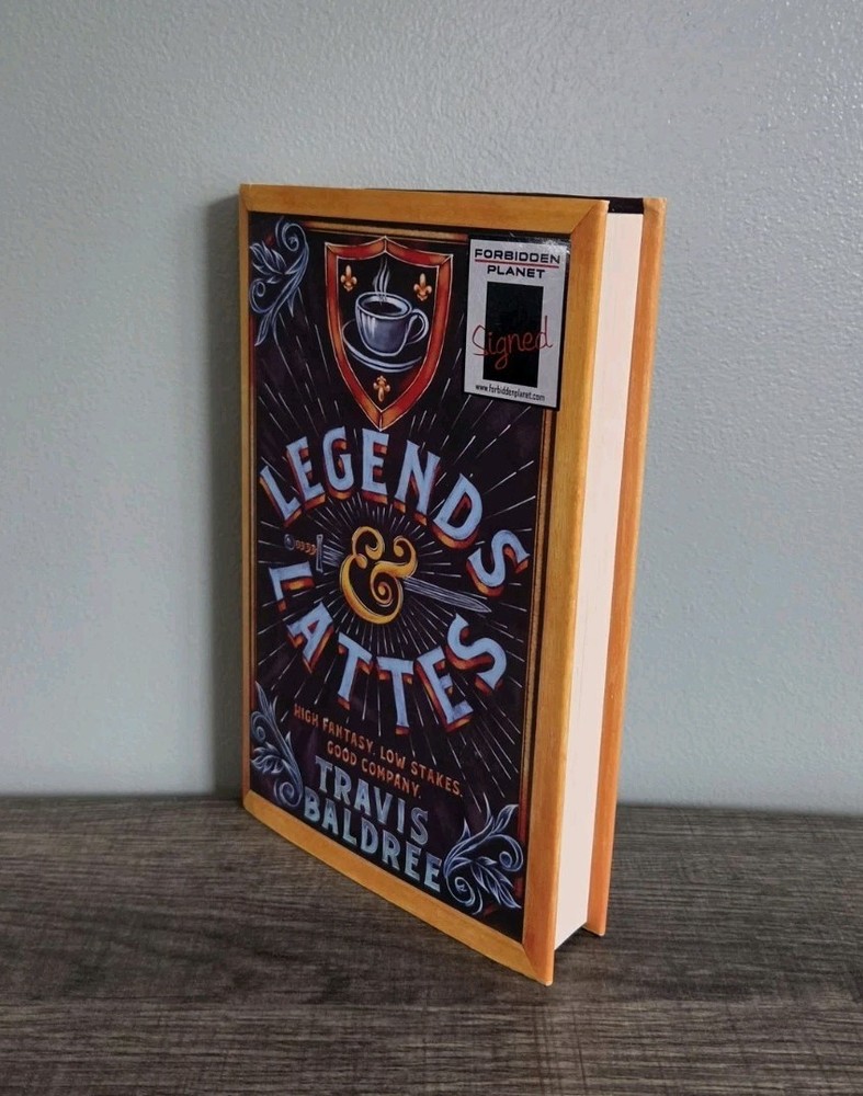 ​Legends & Lattes Travis Baldree Signed True UK First Edition 1st/1st Hardcover