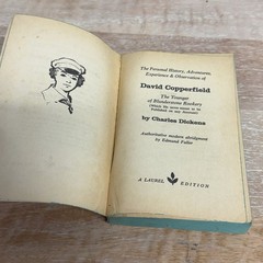 David Copperfield Dell Paperback Third Printing 1961 Abridgment Edmund Fuller