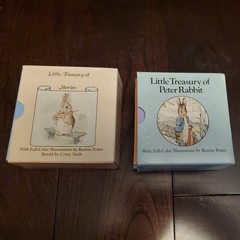 Set Of 12 Vintage Beatrix Potter and Little Treasury of Peter Rabbit