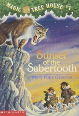 Sunset of the Sabertooth – paperback mary-pope-osborne-illustrated-by-sal-mu…