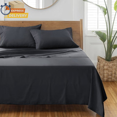 3-Piece 400 Thread Count Greystone Performance Bed Sheet Set, Twin 👌 ✅