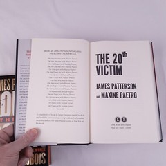 4 James Patterson HC Books Count Down Blindside Blowback The 20th Victim
