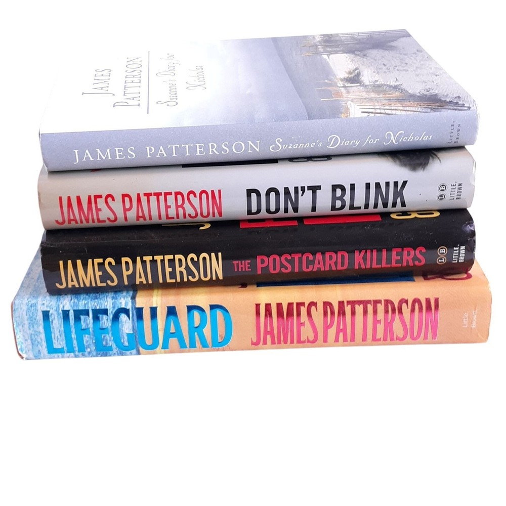 James Patterson Hardcover Book Bundle – Lifeguard The Postcard Killers Dont Blin
