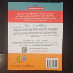 Astro the Alien Learns about Perseverance Janie Scheffer Norwood House Press Li…