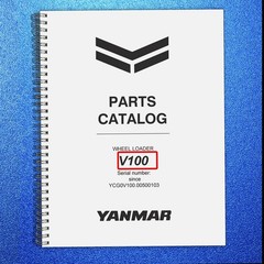 YANMAR V100 Wheel Loader Parts Catalog Manual SN YCG0V10000500103 Up – BINDER