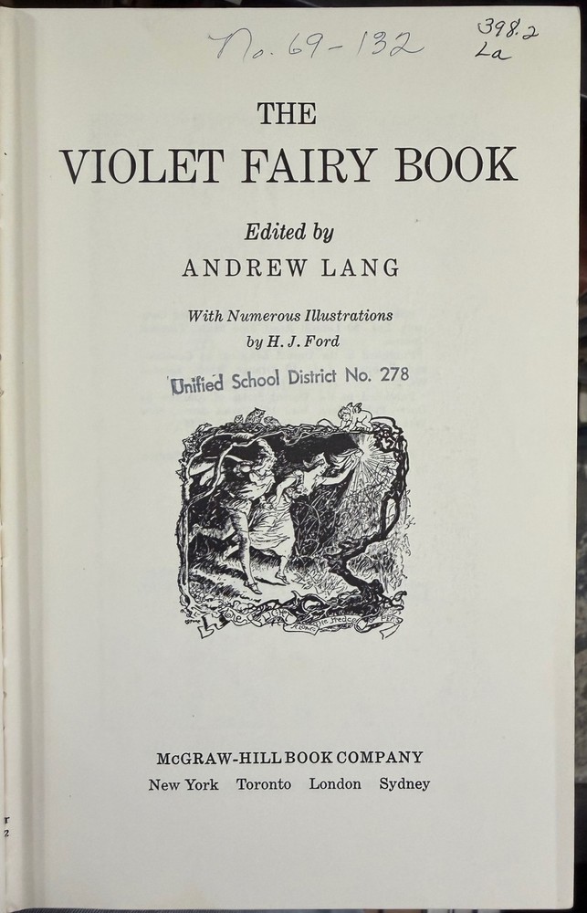 The Violet Fairy Book by Andrew Lang