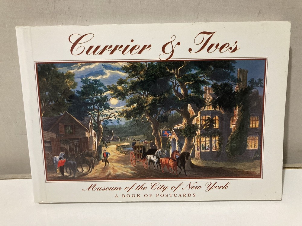 Currier & Ives: A Book of Postcards – Like New