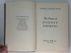 SIGNED! The Power of Positive Thinking • Peale 1953 7th Printing HC ✨ classic