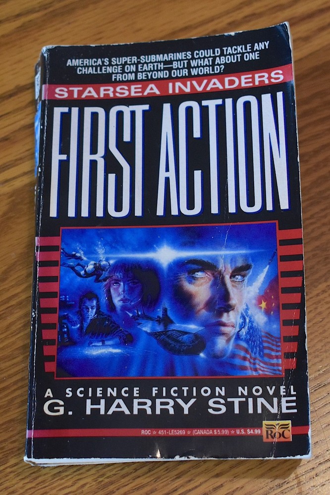 Starsea Invaders First Action, by G. Harry Stine PB ROC/Penguin First Print 1993