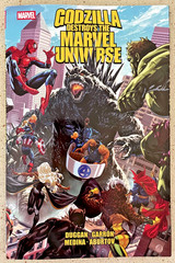 Godzilla Destroys the Marvel Universe Duggan Garron Medina Aburtov
