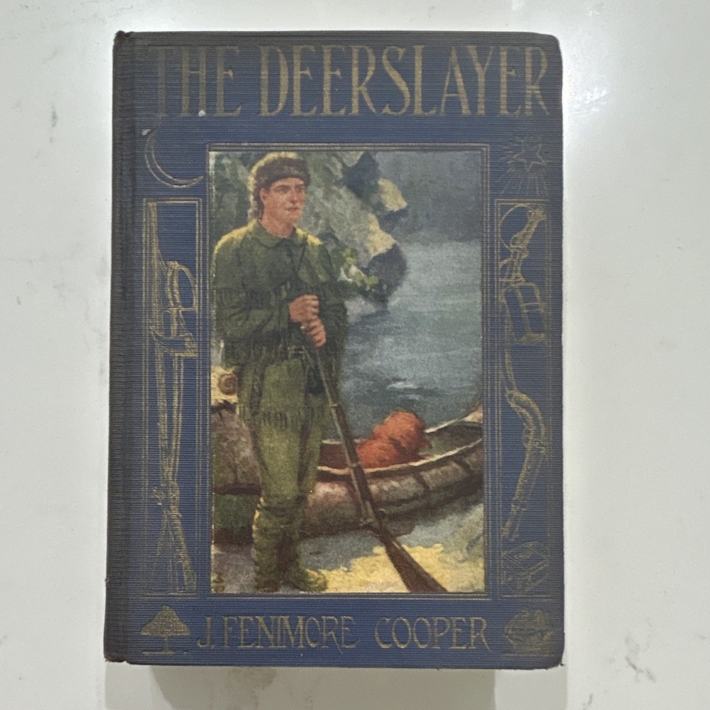 J. Fenimore Cooper The Deerslayer Hardcover Fiction Novel Action Adventure YA