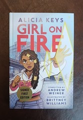 SIGNED Alicia Keys Autographed Book – Girl on Fire: A Graphic Novel (1st/1st HC)