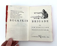 BUCKSKIN BRIGADE Jim Kjelgaard Ralph Ray 1950 Pocket Book Jr.