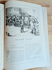Charles Dickens Oliver Twist Household Edition circa 1870s HC Book D. Appleton