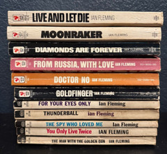 Vintage Ian Fleming James Bond 007 Paperback Lot of 11 – Early Signet & Bantam