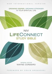 NIV, LifeConnect Study Bible, Hardcover, Red Letter Edition: Growing Deeper,…