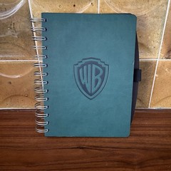 WB Warner Brothers Studio Production Notebook Employees Green 7.25″x5.75″