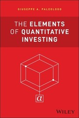 Giuseppe A. Paleolo The Elements of Quantitative Investi (Hardback) (UK IMPORT)