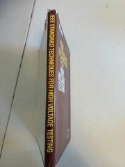 IEEE Standard Techniques for High Voltage Testing 1978 Sixth Edition Hardcover