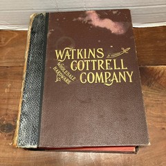 Watkins Cottrell Hardware Catalog 1910 Richmond VA Vintage Advertising Book