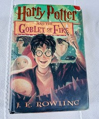 Harry Potter Hardcover Set Books 4 5 Goblet Fire Order Phoenix Wizard Gift Fan
