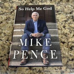 *Signed Bookplate* SO HELP ME GOD Vice President Mike Pence 2022 HC/DJ 1st Print