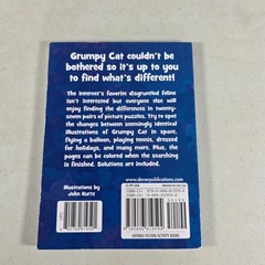 Grumpy Cat Spot‑the‑Differences Coloring Book – 4″ × 6″ – 62 Pages – Dover