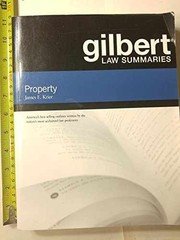 Gilbert Law Summaries on Property – Paperback, by James Krier – Acceptable r