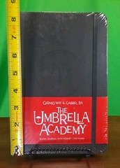 New “The Umbrella Academy” Blank Leather Bound Journal with Pocket 192 Pages