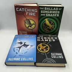 The Hunger Games Series Suzanne Collins 4 Hardcover Books Dust Jacket YA Set