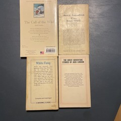Jack London 4 Book PB Lot: White Fang, Sea Wolf, Call If The Wild, Great Adven…
