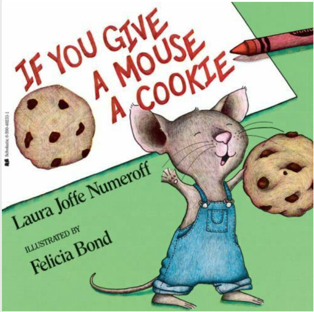 If You Give a Mouse a Cookie by Laura Joffe Numeroff NEW PAPERBACK Ages 3-8