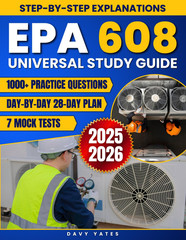EPA 608 Universal Study Guide: the All-In-One Exam Prep with 7 Mock Tests