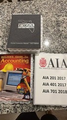 Florida Contractors Manual, Builders Guide to Accounting, & AIA 201,401,701.
