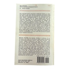 Self-Defense Book: Nerve Centers & Pressure Points
