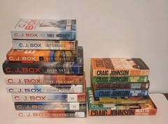 Craig Johnson “Longmire”& C.J. Box “Joe Pickett” Modern Western Lot Of 15 Books.