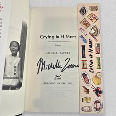 SIGNED, Crying in H Mart: A Memoir by Michelle Zauner, includes bookmark