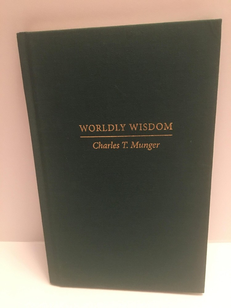 Worldly Wisdom – Charles T. Munger – Good – See condition notes