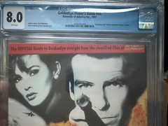 Goldeneye 007 CGC Graded 8.0 Nintendo Player’s Guide Nintendo 64 MISPRINT/ERROR