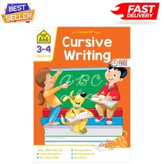 Cursive Workbook Writing Handwriting Practice Tracing Letters Ages 8 to 10 – NEW