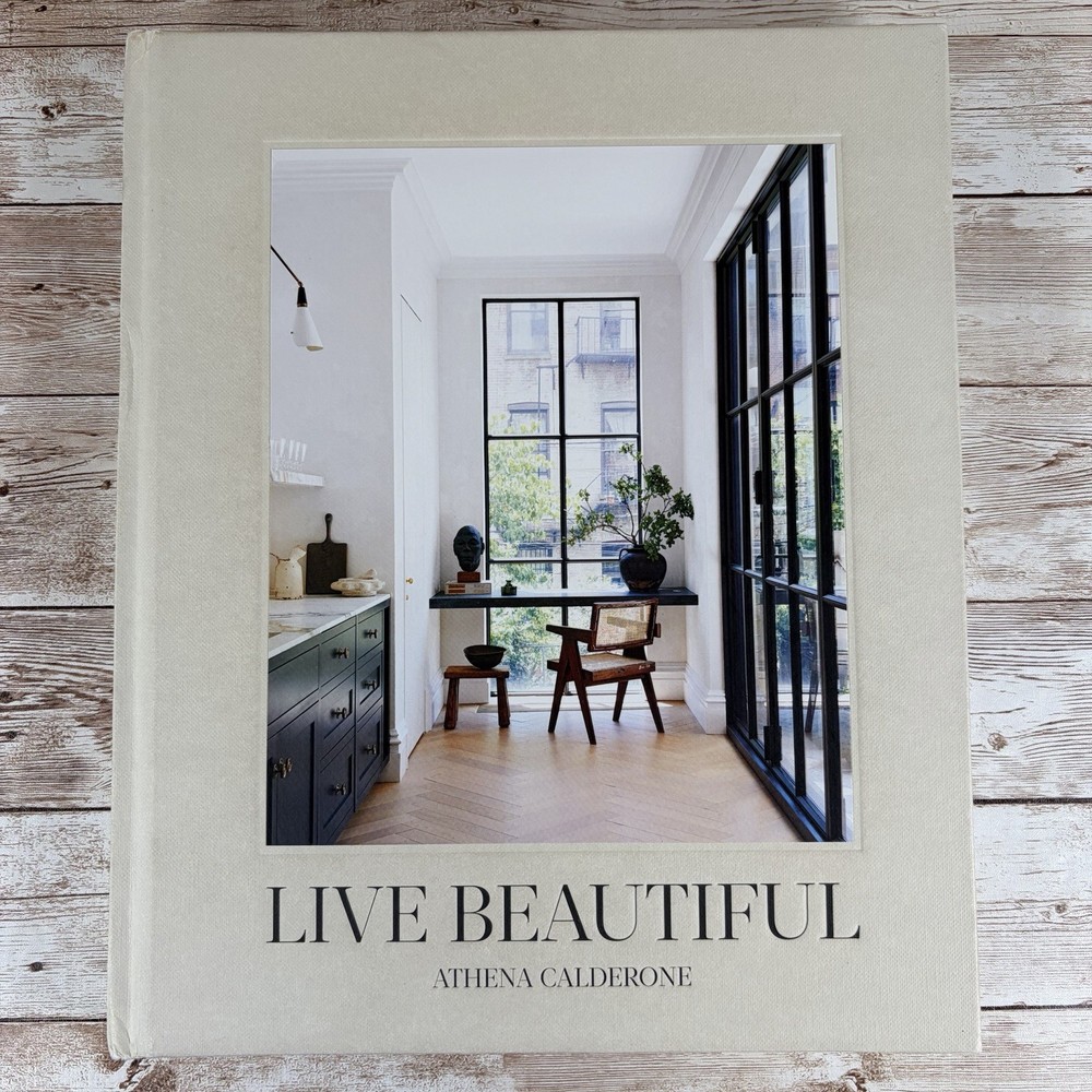 Live Beautiful by Athena Calderone (2020, Hardcover) Home Decor Modern Classic