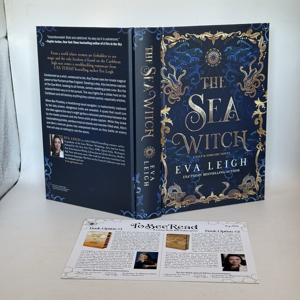 LitJoy Crate The Sea Witch Signed Sprayed Edges Eva Leigh 1st Ed 1st Print